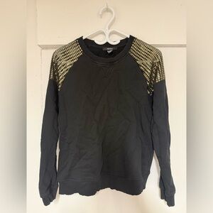 Forever 21 Metallic Shoulder Sweater
